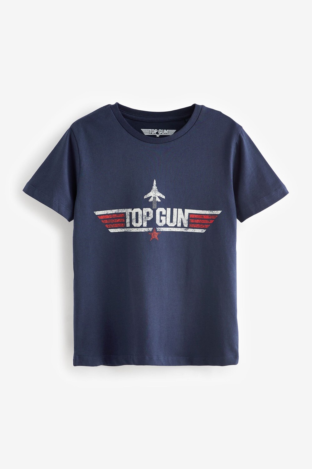 

Футболка с короткими лицензионными рукавами Top Gun (3–16 лет) Next, синий