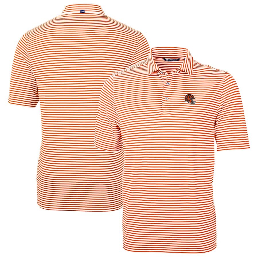 

Поло с коротким рукавом Cutter & Buck Cincinnati Bengals, оранжевый