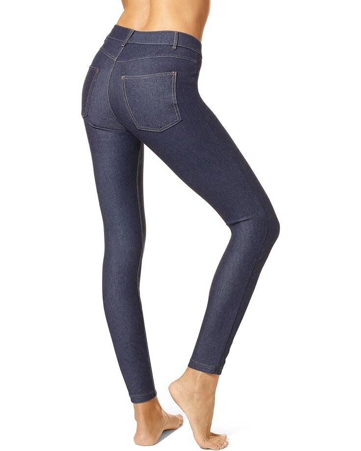 Джинсы HUE Essential Denim Leggings, цвет Deep Indigo Wash