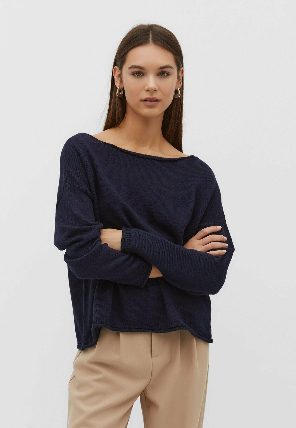 

Свитер Boat Neck Stradivarius, цвет dark blue