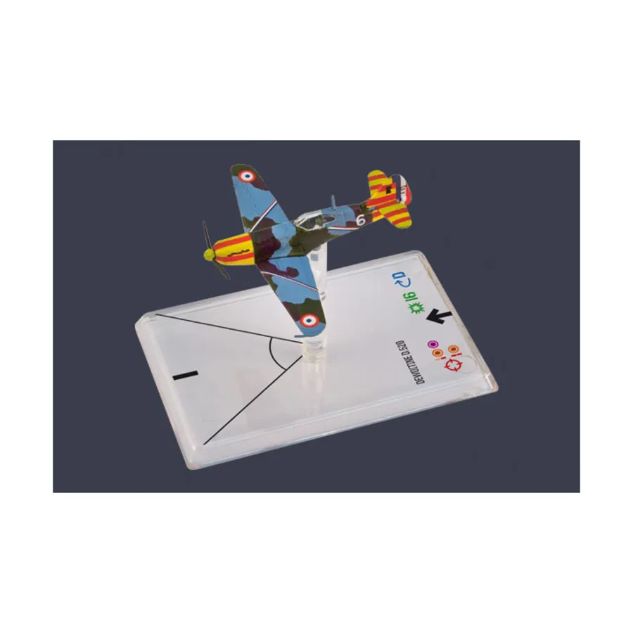 

Девуатин D.520 - Ле Глоан, Wings of War - WWII Miniatures, Series II