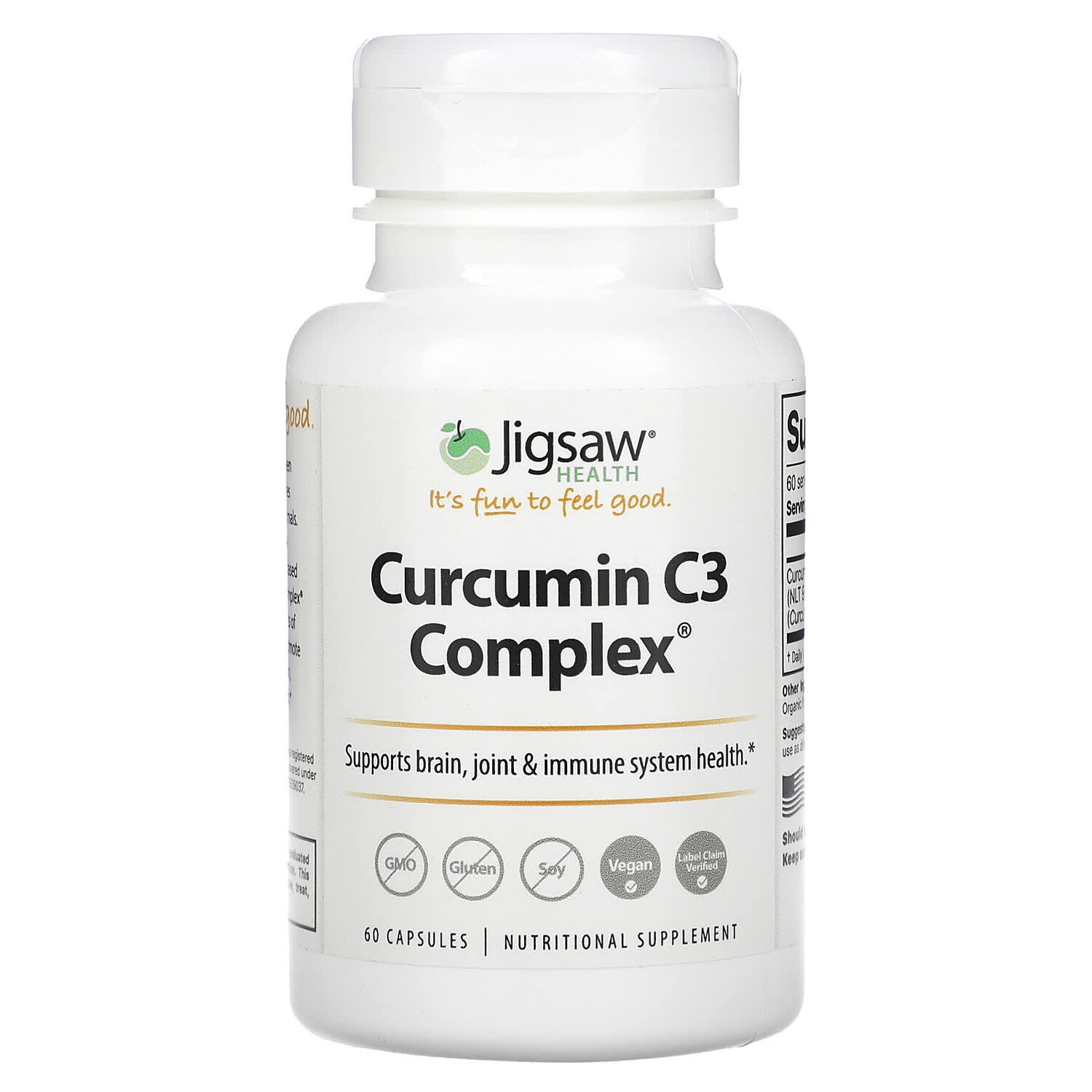 

Curcumin C3 Complex, 60 капсул, Jigsaw Health