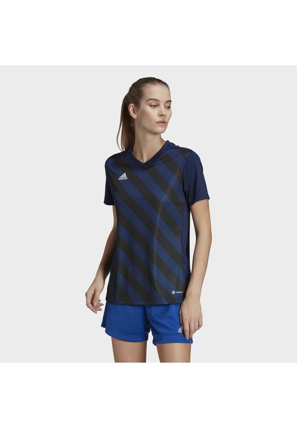 

Футболка с принтом Adidas, синий