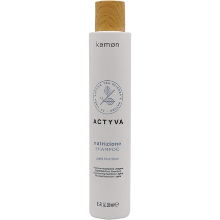 цена Actyva Nutrizione увлажняющий шампунь для слегка сухих волос 250мл, Kemon