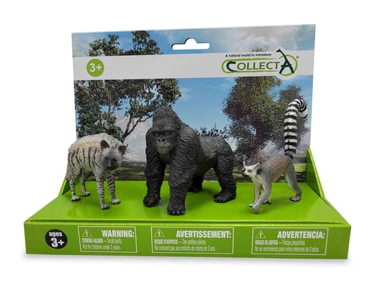 Collecta, Коллекционные фигурки, набор из 3 диких животных в упаковке