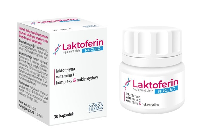 

БАД Norsa Pharma Laktoferin Nucleo, 30 капсул