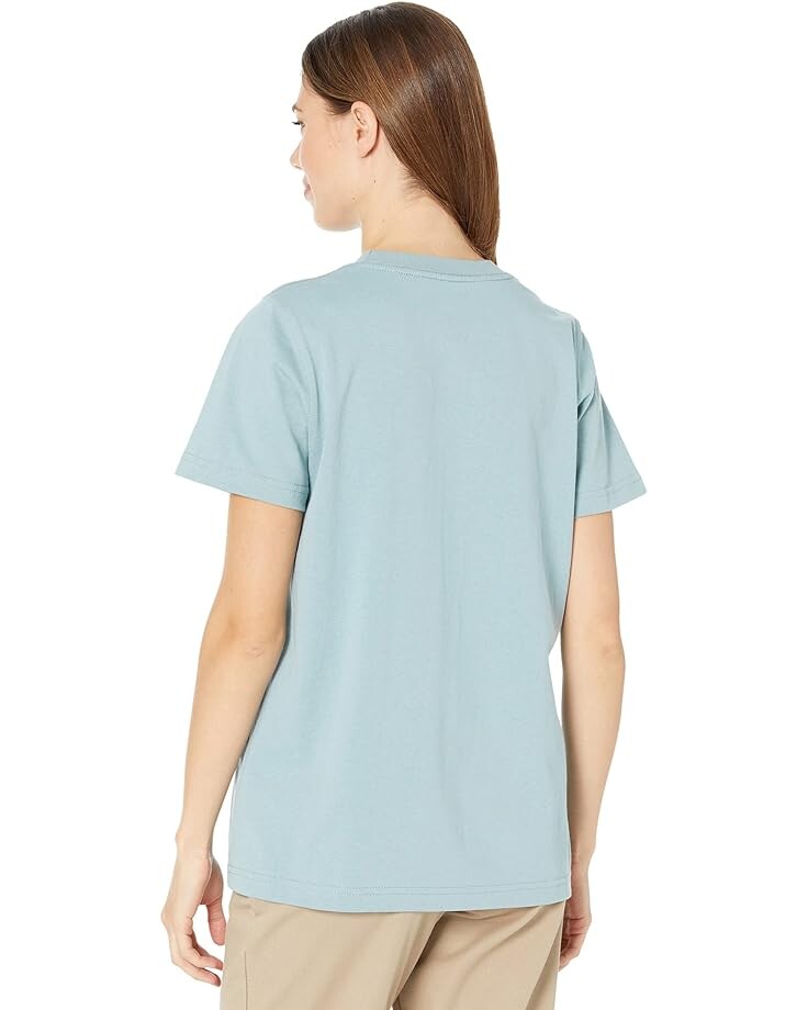 

Футболка Dickies Short Sleeve Heavyweight Pocket Tee, цвет Dockside Blue
