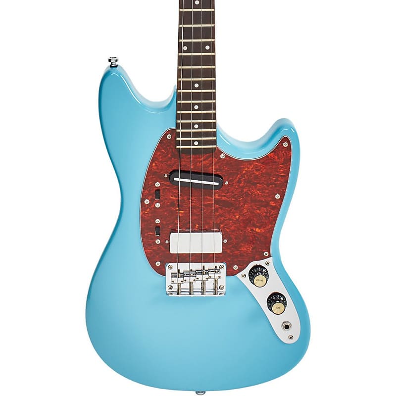 Электрогитара Eastwood Guitars Warren Ellis Signature Tenor 2P - Sonic Blue - Electric Tenor Guitar - NEW!