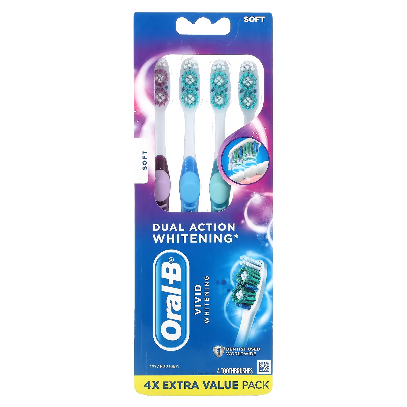 Щетки Oral-B Vivid Whitening Soft oral b sensi soft extra soft 2 зубные щетки