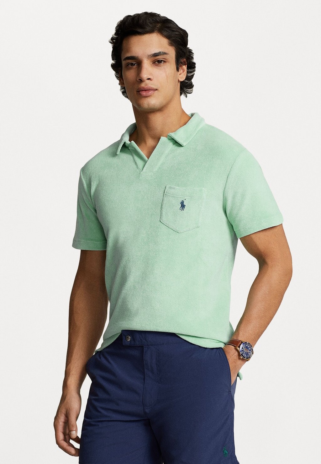 

Рубашка-поло SHORT SLEEVE Polo Ralph Lauren, цвет celadon