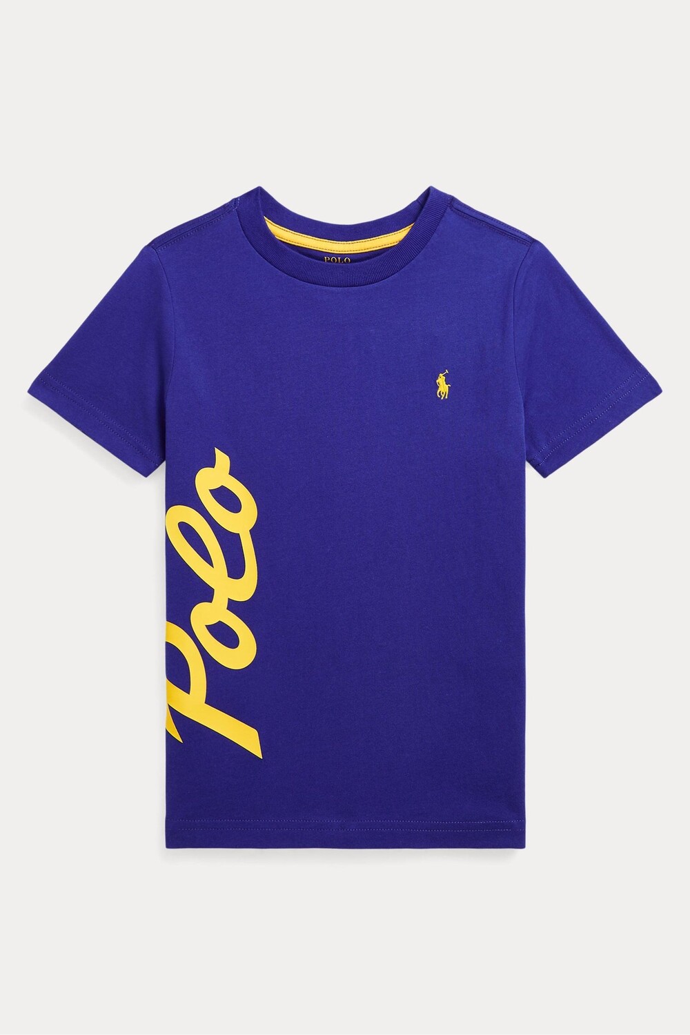 

Зеленая рубашка-поло для мальчика с принтом Polo Ralph Lauren, синий