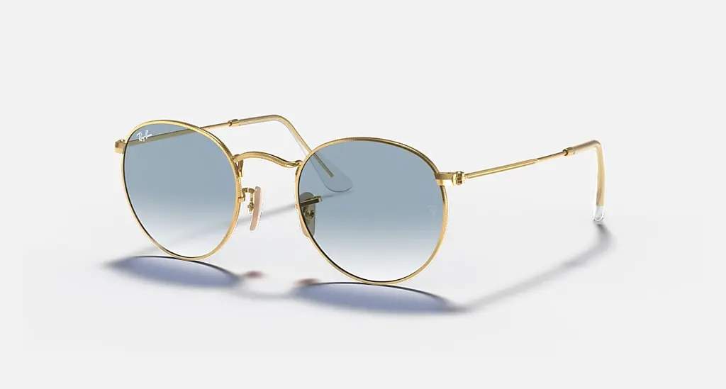 

Солнцезащитные очки Ray-Ban ROUND FLAT LENSES, светло-синий градиент
