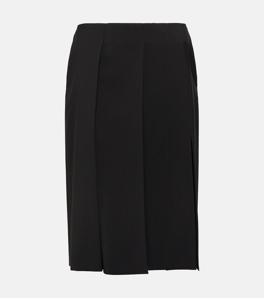 

Юбка миди Ode из натуральной шерсти SPORTMAX, черный