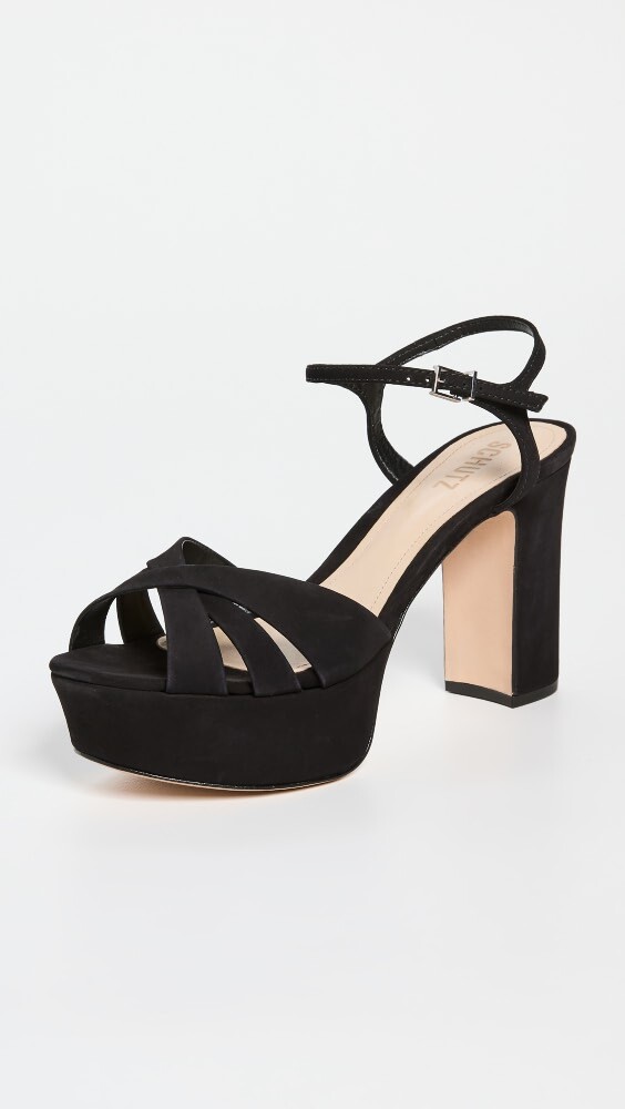 

Сандалии Schutz Keefa Platform, черный