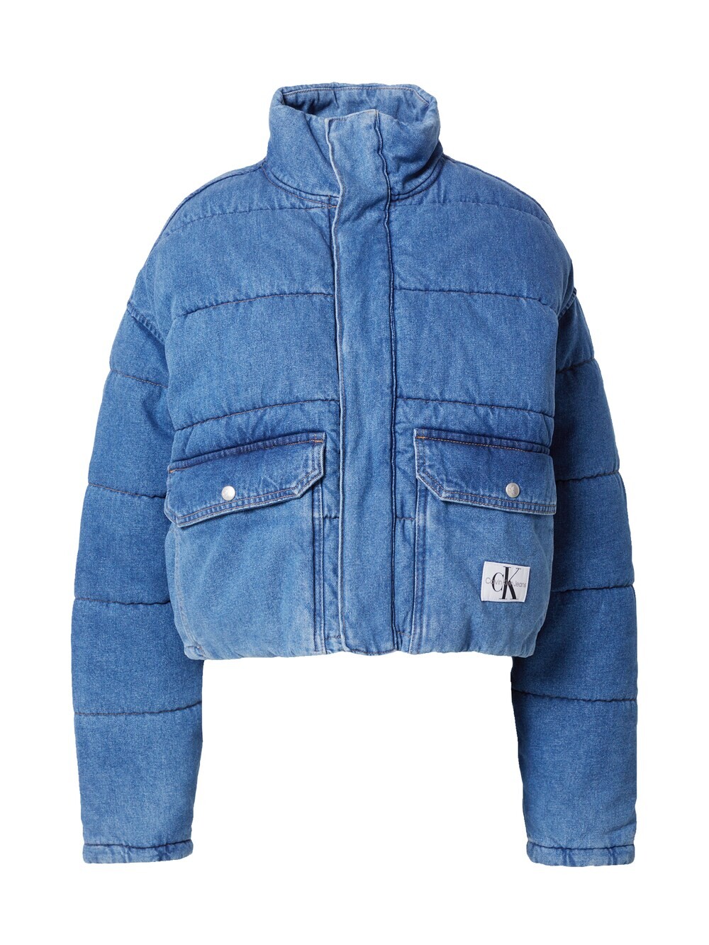 

Межсезонная куртка Calvin Klein Light Denim, синий