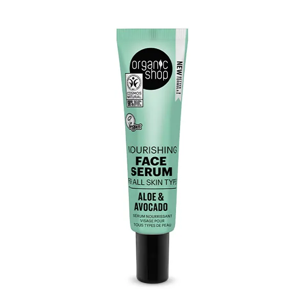 

Питательная сыворотка Nourishing Face Serum Aloe & Avocado Organic Shop, 30 ml