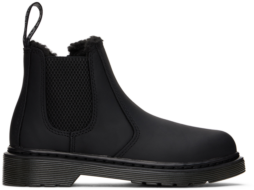 

Kids Black 2976 Leonore Big Kids Boots Black Republic США Dr. Martens