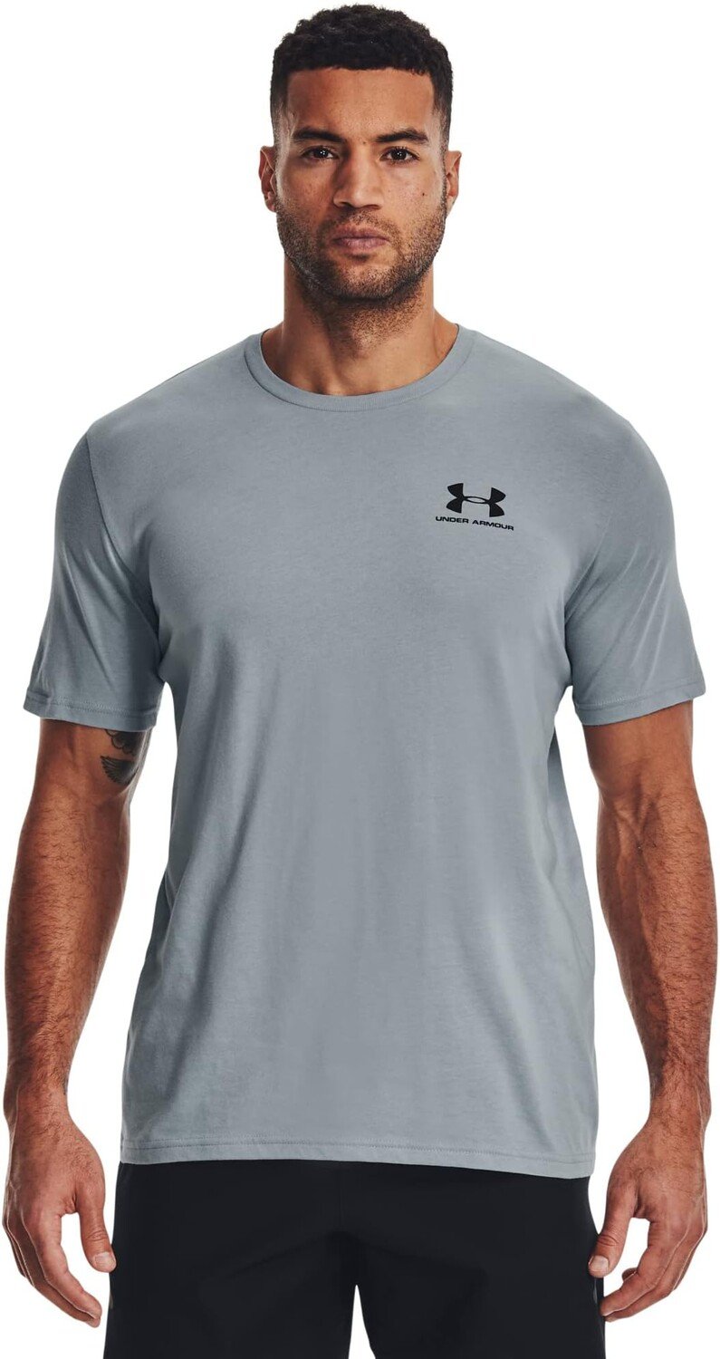

Sportstyle Левая грудь с коротким рукавом Under Armour, цвет Harbor Blue/Black/Black