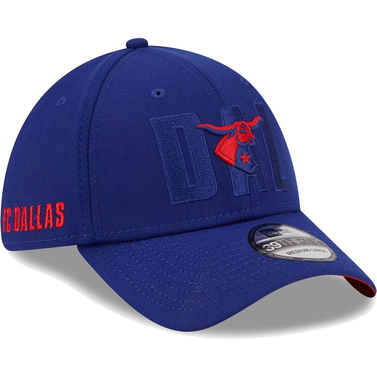 

Мужская гибкая кепка New Era Blue FC Dallas Kick Off 39THIRTY