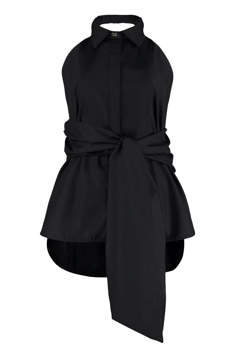 

Рубашка из хлопкового поплина Max Mara, черный