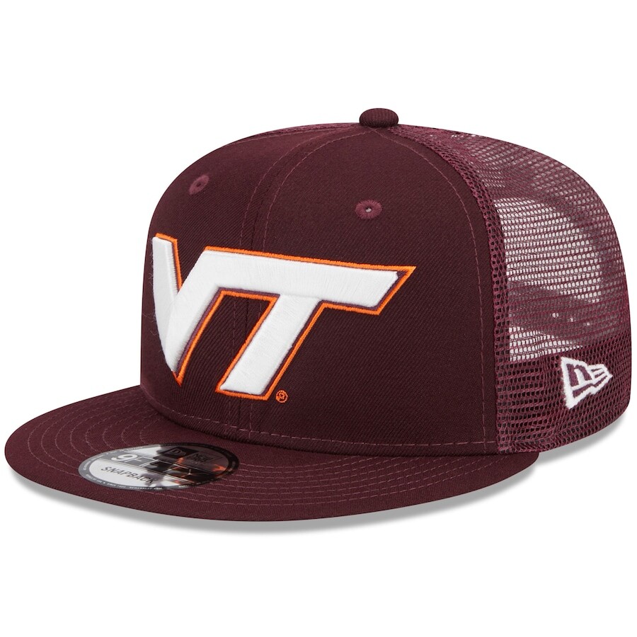

Бейсболка New Era Virginia Tech Hokies, бордовый