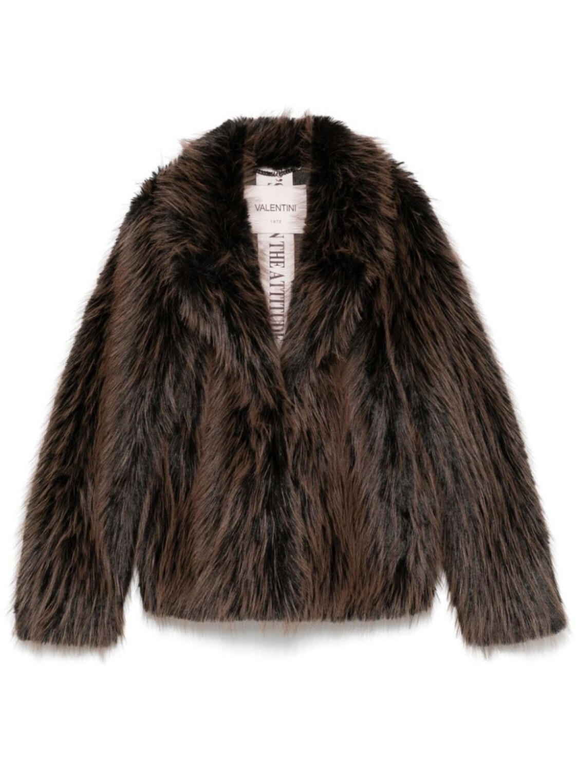 

VALENTINI 1972 шуба из искусственного меха, черный