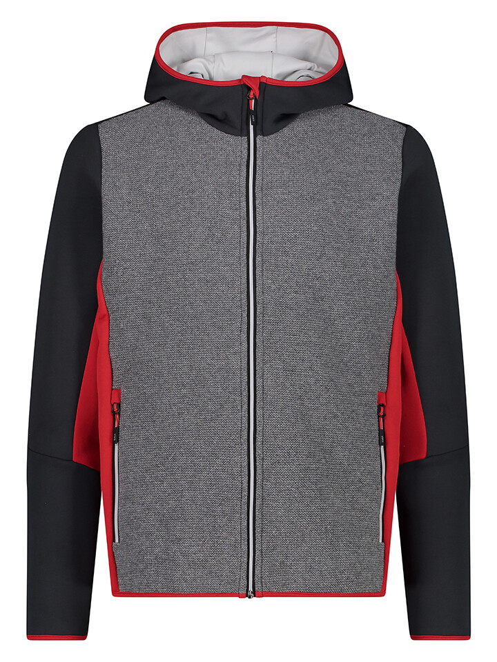 

Куртка CMP Walkjacke, серый/черный/красный