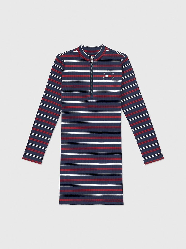 

Трикотажное платье в полоску Tommy Adaptive