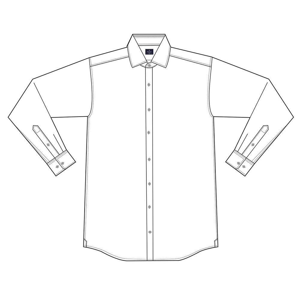 

Рубашка Hackett GMT Dye Delave, белый