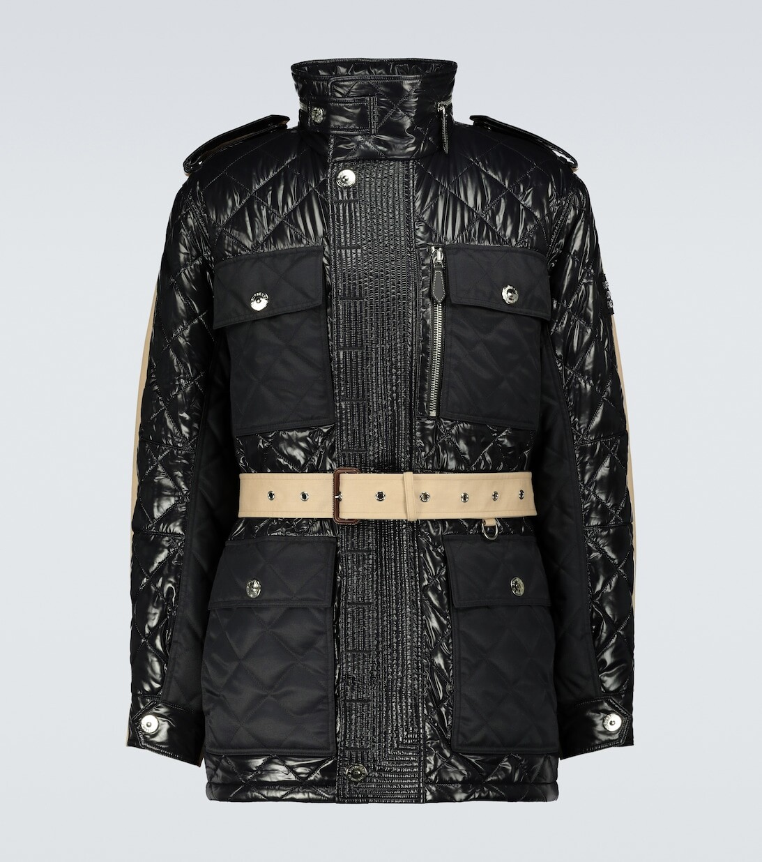 

Хлопковое пальто Burberry, черный