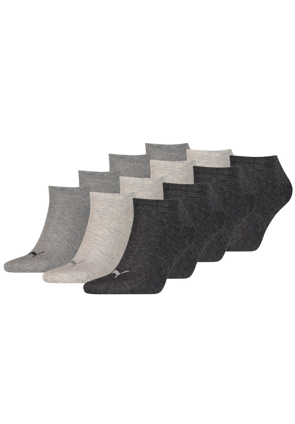 Спортивные носки 12 PACK Puma, цвет anthraci/l mel grey/m me