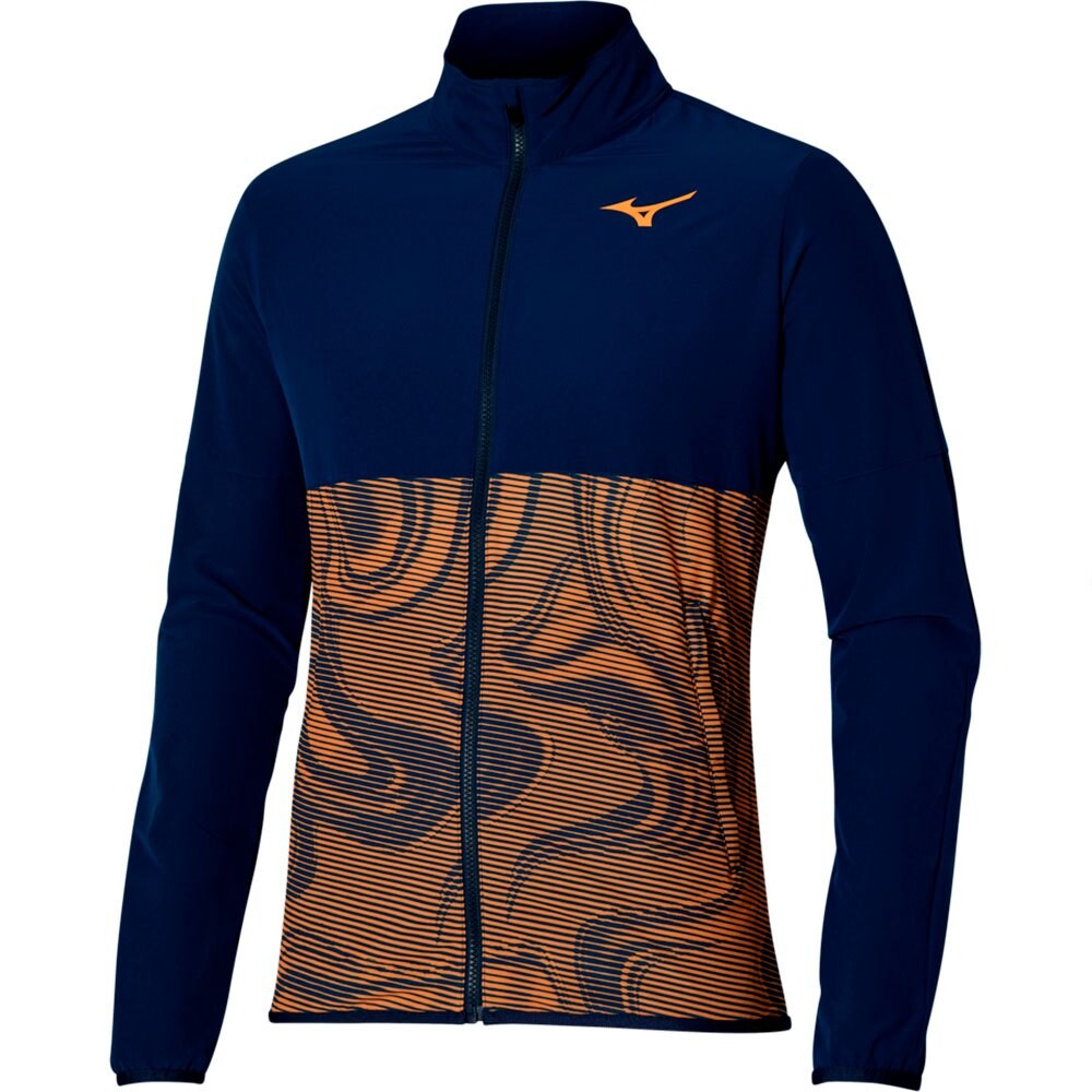 

Куртка Mizuno Charge Printed Tracksuit, коричневый
