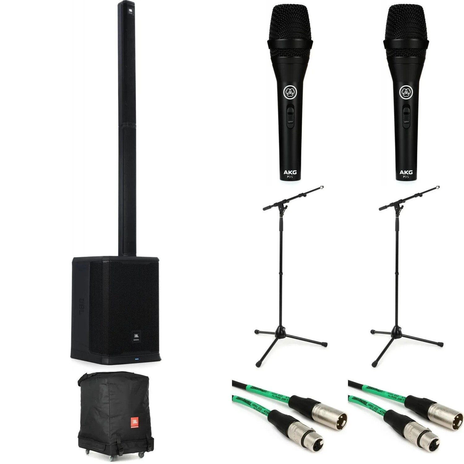 

Активная колонка JBL PRX ONE с акустической колонкой Duo Performer Bundle