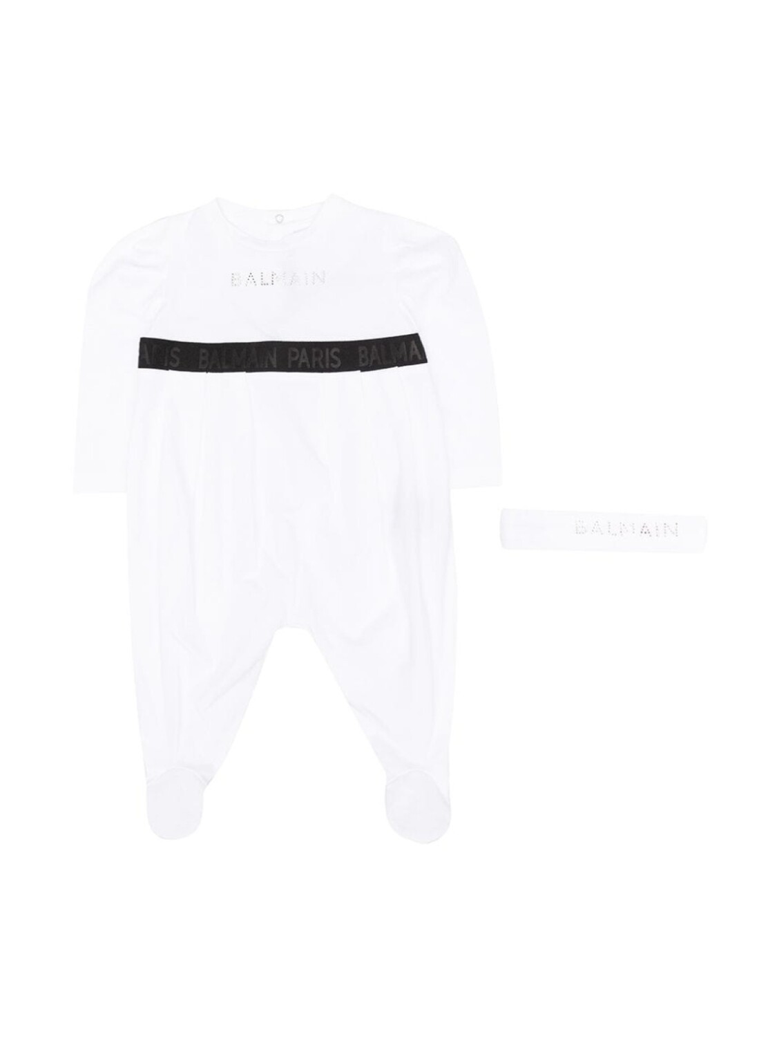 

Balmain Kids пижама с контрастным логотипом, белый