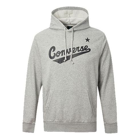 

Толстовка Men's Converse Alphabet Logo Printing hooded Drawstring Gray, серый