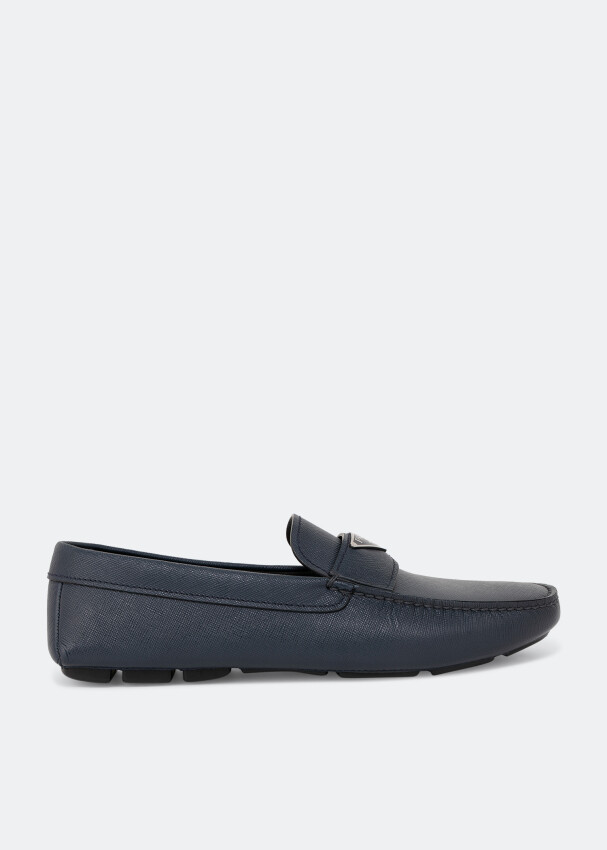 

Лоферы Prada Leather, синий