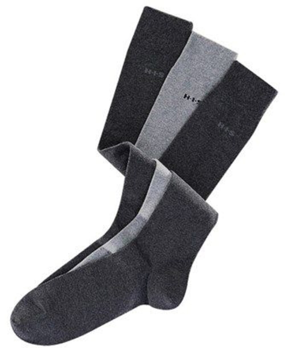 Носки до колена H.I.S, серый/светло-серый/темно-серый фотографии