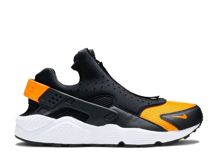 

Кроссовки Nike AIR HUARACHE RUN EXT ZIP 'BLACK ORANGE PEEL', черный