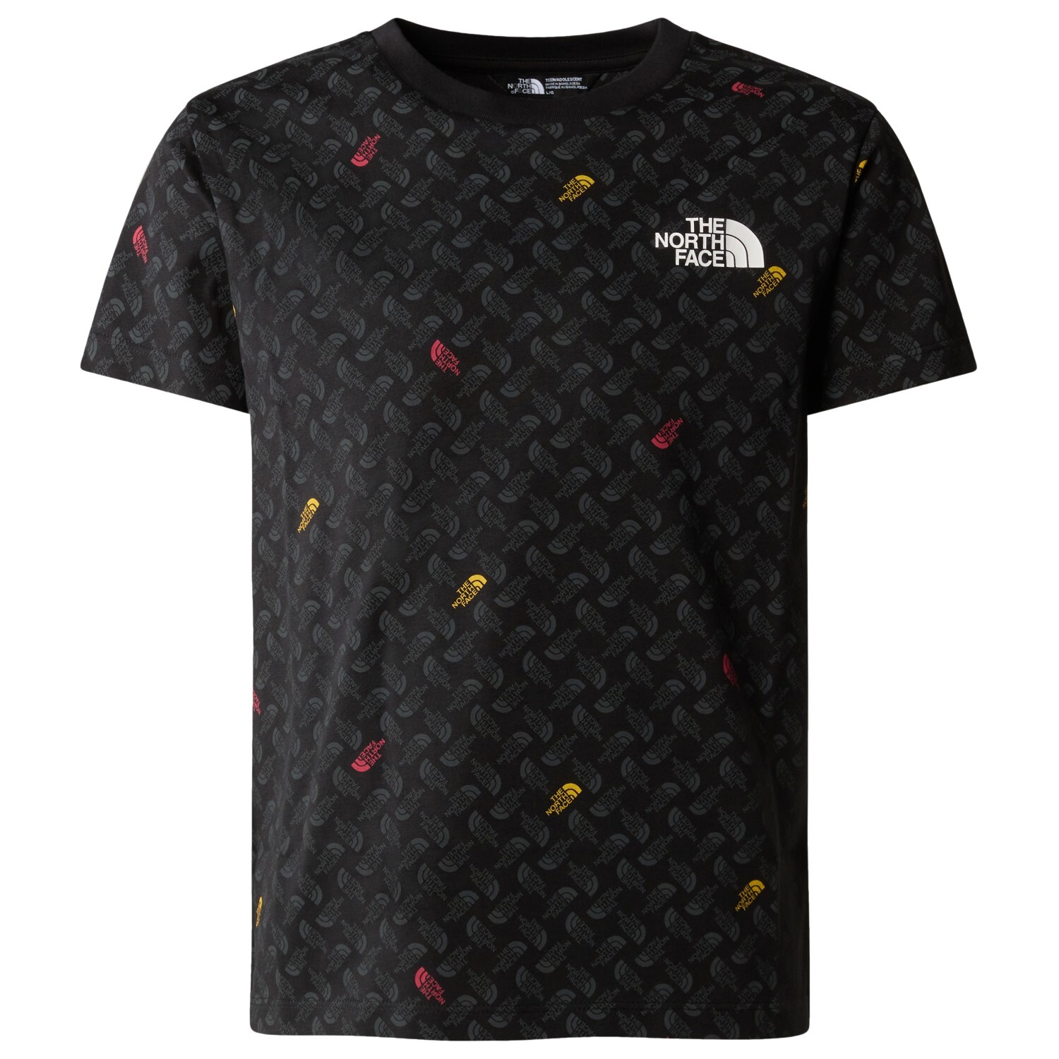 

Футболка The North Face Teen's S/S Simple Dome Tee Print, цвет TNF Black TNF Shadow Toss Print