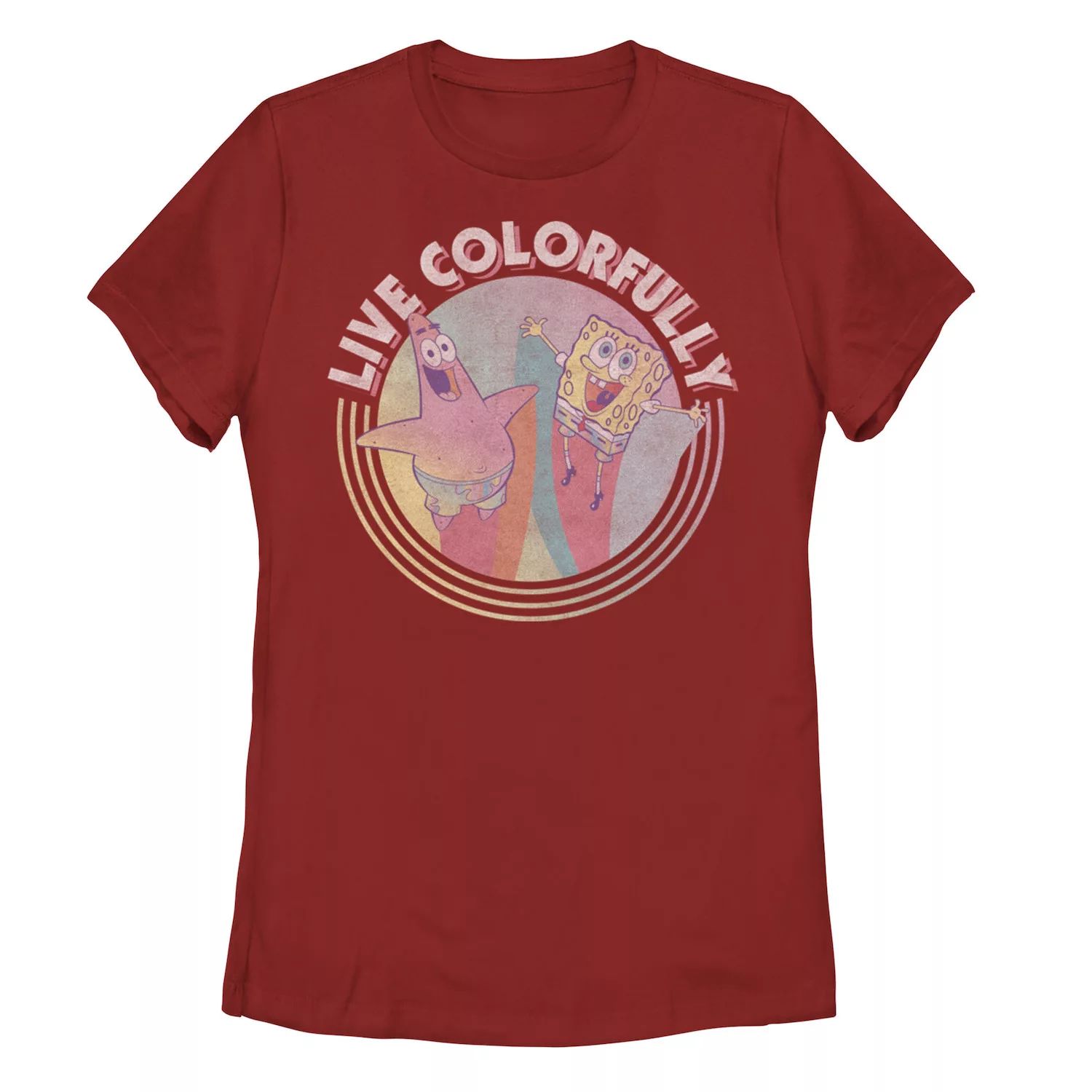 Детская футболка «Губка Боб Квадратные Штаны Live Colorfully» Licensed Character
