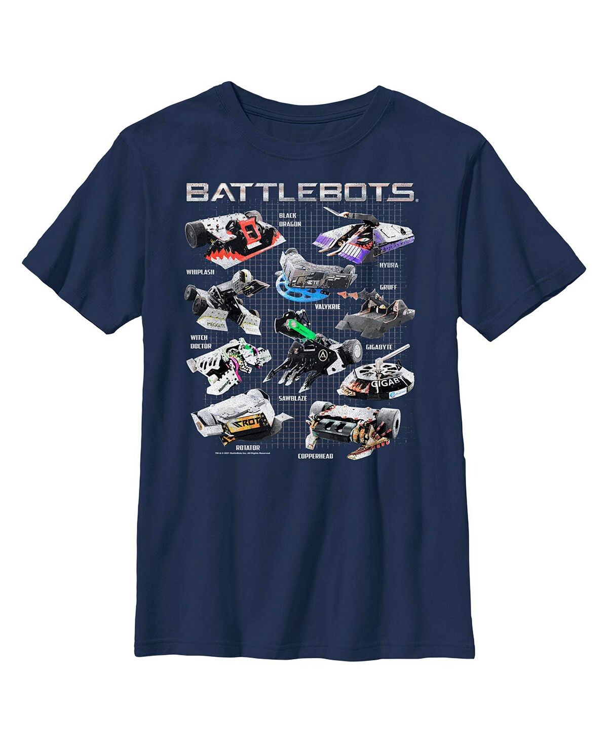 

Детская футболка «Самые безжалостные конкуренты» для мальчиков Battlebots