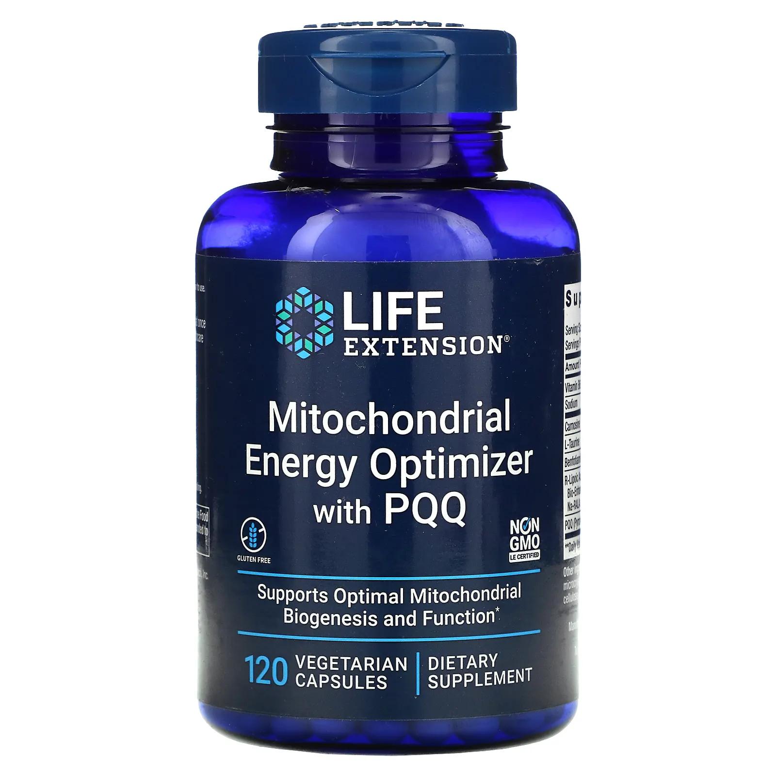Life Extension Оптимизатор энергии митохондрии с PQQ 120 капсул life extension mitochondrial basics с pqq 30 капсул