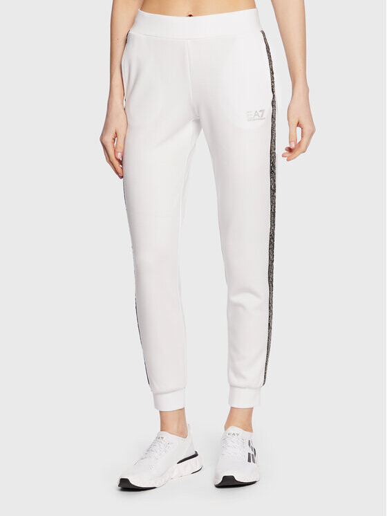 

Спортивные брюки стандартного кроя Ea7 Emporio Armani, белый