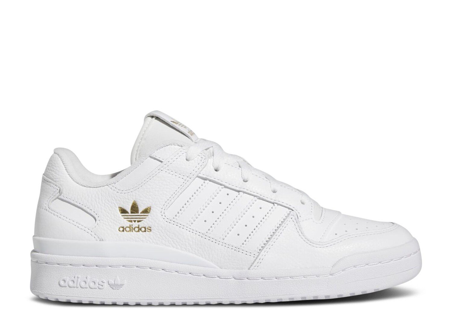 

Кроссовки adidas Forum Low 'White Gold Tumbled Leather', белый