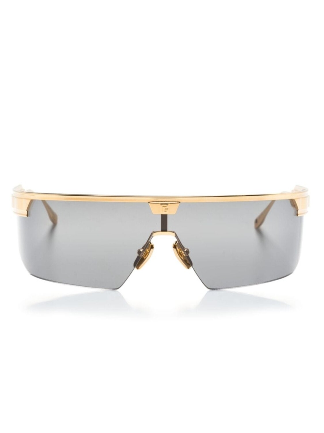 

Balmain Eyewear солнцезащитные очки-маска Major, золотистый