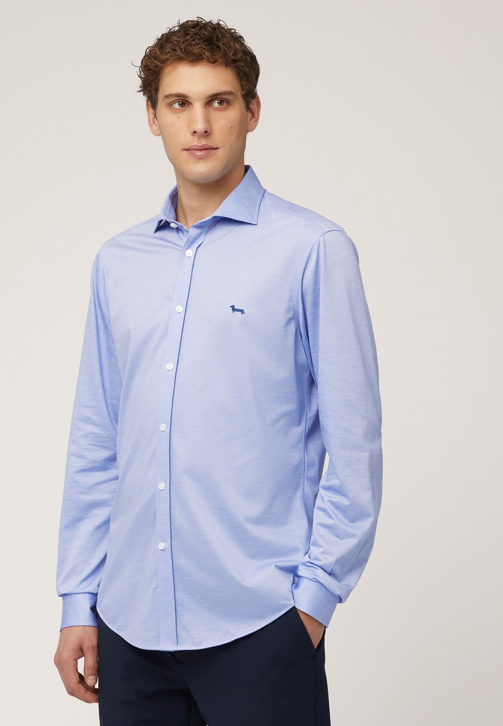 Рубашка CON LOGO Harmont & Blaine, темно-синий
