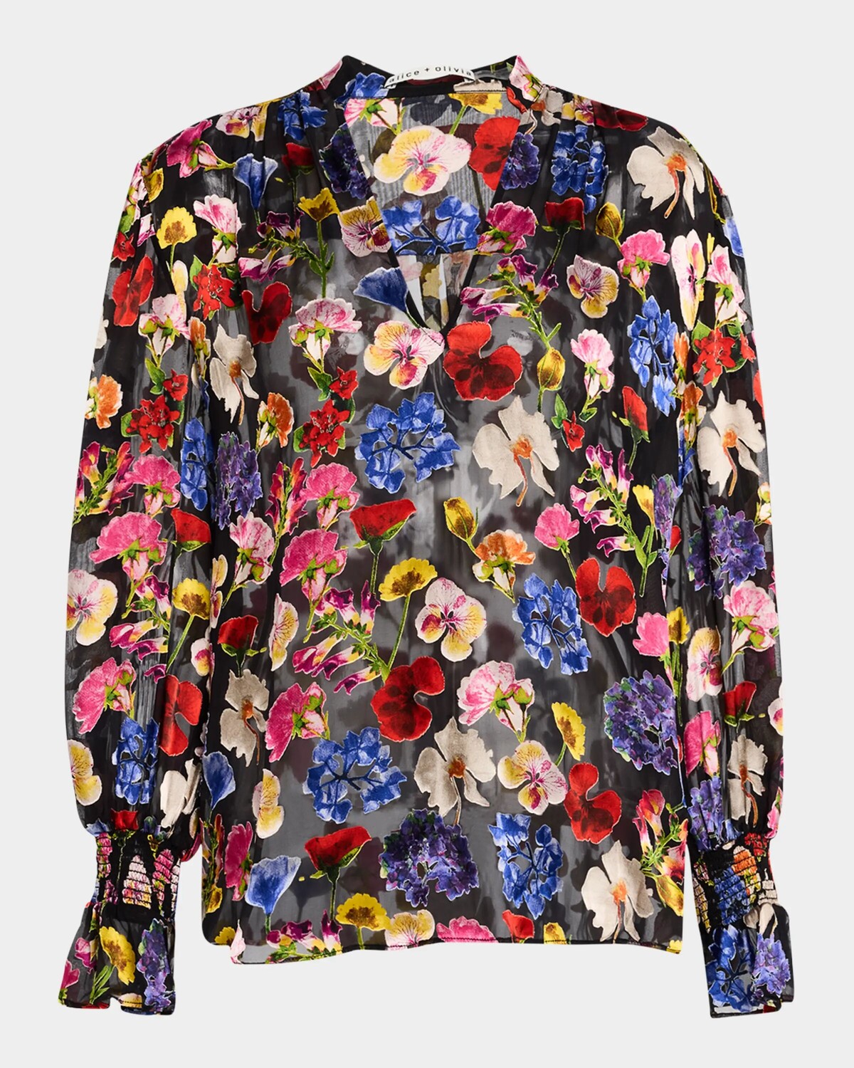 

Блузка Timeless Blossom Onica Alice + Olivia, цвет Timeless Blossom