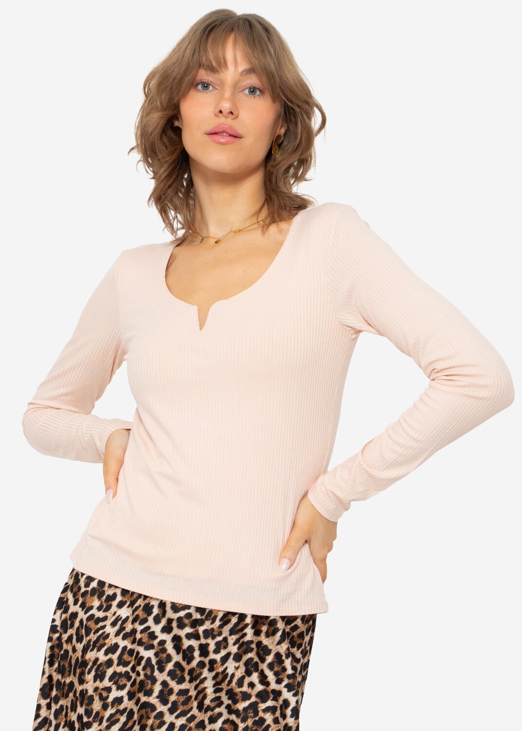 

Футболка SASSYCLASSY Langarms, цвет puderrosa