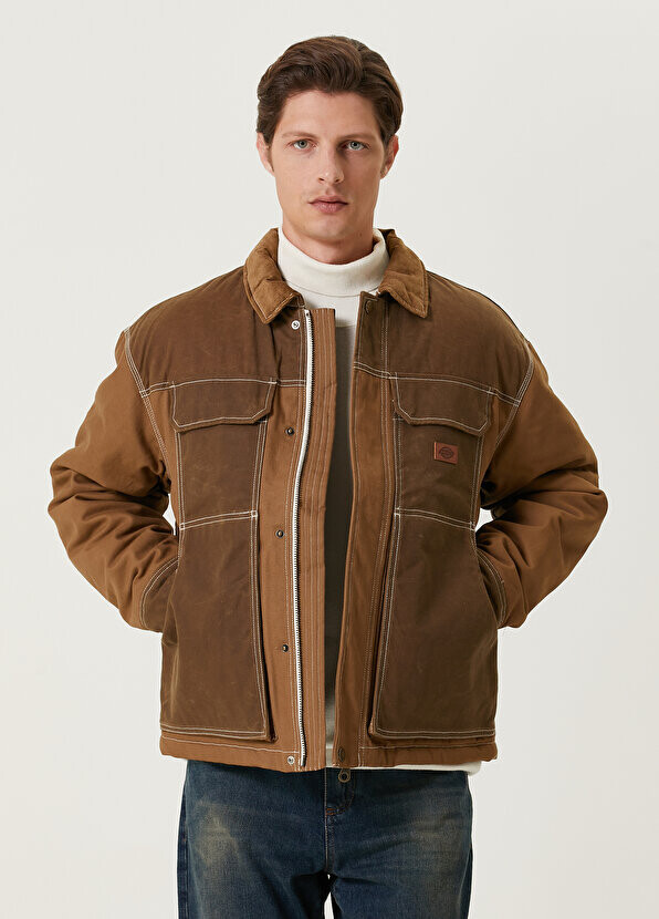 

Лукас браун куртка Dickies