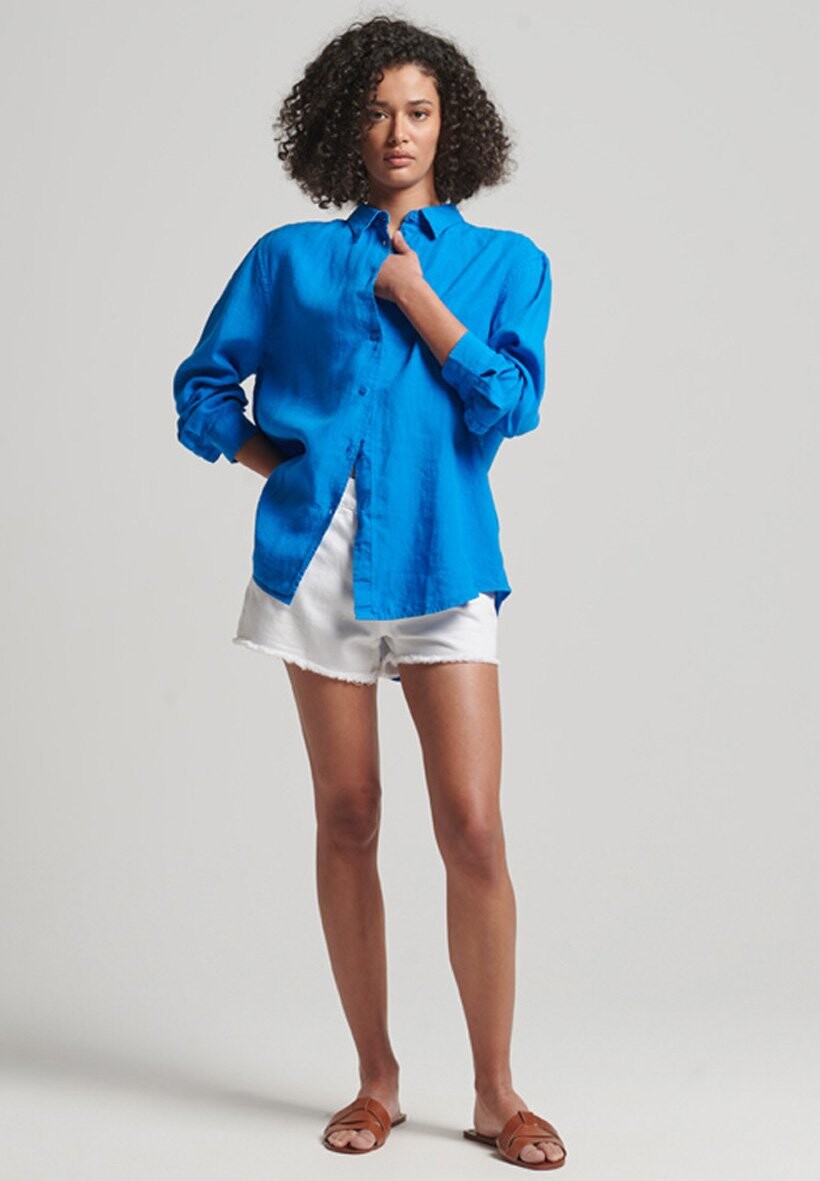 

Рубашка Superdry CASUAL BOYFRIEND, цвет french blue